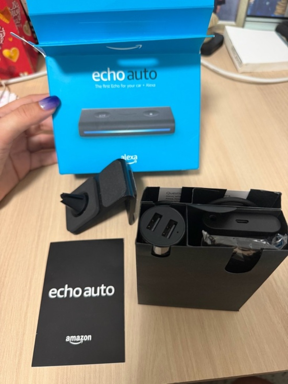 Amazon Echo Auto (Alexa for your car) – New, never used  🚗✨